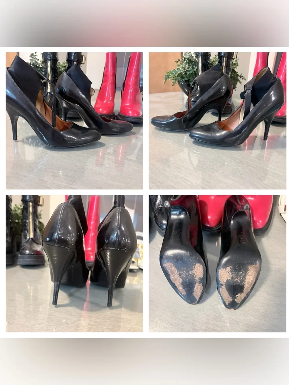 Lanvin Black Leather Stiletto Pumps - Classic Women’s Dress Heels